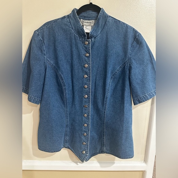 Women's Blue Denim Jacket - Picture 1 of 7